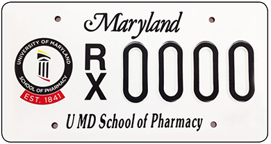 Reserve Your School of Pharmacy License Plate Today