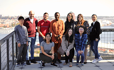 Group of postdoctoral researchers in a group photo